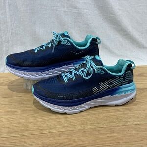 Hoka One One Bondi 5 Blue Running Shoes Women’s Size 10.5 (no insoles)